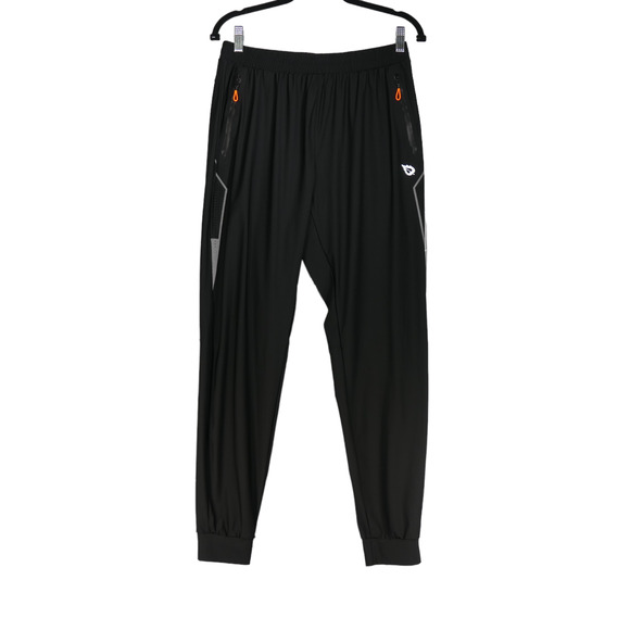 Bayleaf Performance Jogger Women Large Black Elastic Stretch Pull On Zip Pockets - Picture 1 of 10